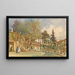 the main hall of the Khans' palace in Bakhtchissaraï - Rudolf von Alt — framed artwork on a wall