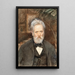 Self-portrait Painting - Rudolf von Alt — framed artwork on a wall