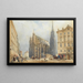 Stephansplatz - Rudolf von Alt — framed artwork on a wall