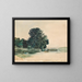 Study of a Tree - Rudolf von Alt — framed artwork on a wall