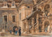 La cour à arcades du Landhaus à Graz - Rudolf von Alt — artwork view