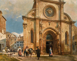 La cathédrale Saint-Jacques de Šibenik - Rudolf von Alt — artwork view