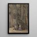 L interior of the Saint-Étienne Cathedral in Vienna - Rudolf von Alt — framed artwork on a wall