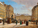 The New Market in Vienna in Winter - Rudolf von Alt — artwork view