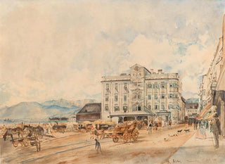 L'Hôtel de ville de Gmunden - Rudolf von Alt — artwork view