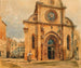 La cathédrale de Sibenik en Dalmatie - Rudolf von Alt — artwork view