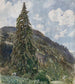 The old spruce tree of Bad Gastein - Rudolf von Alt — artwork view