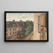 Vue de l'Alservorstadt - Rudolf von Alt — framed artwork on a wall