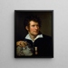 Portrait of Thorvaldsen - Rudolph Suhrlandt — framed artwork on a wall