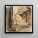 Rue Grenier sur l'Eau - Charles Jouas — framed artwork on a wall