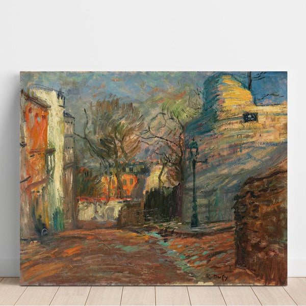 Reproduction of the painting Rue à Montmartre - Raoul Dufy