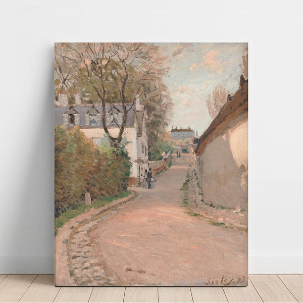 Reproduction of the painting Street in Ville-d'Avray - Alfred Sisley