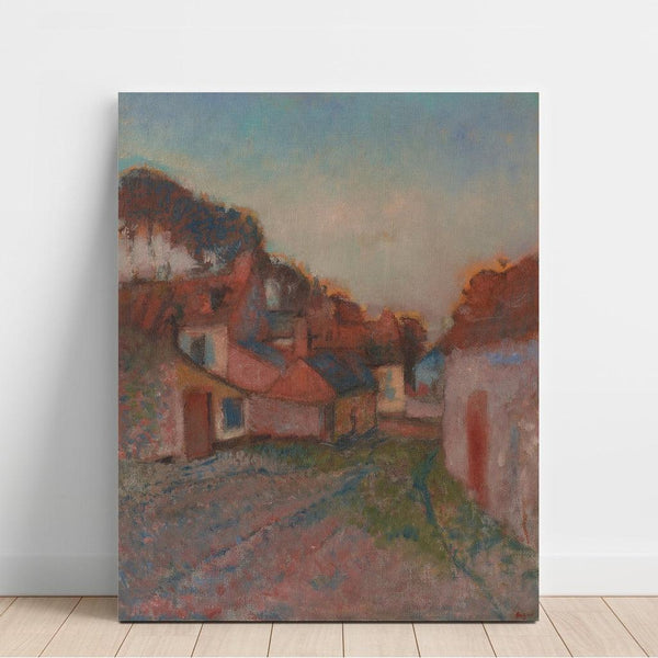 Reproduction of the painting Street of the Village - Edgar Degas