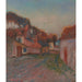 Reproduction of the painting Street of the Village - Edgar Degas