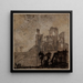 Ruins of a castle - Victor Hugo — framed artwork on a wall