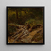 Ruisseau forestier - Gustav Osterroht — framed artwork on a wall