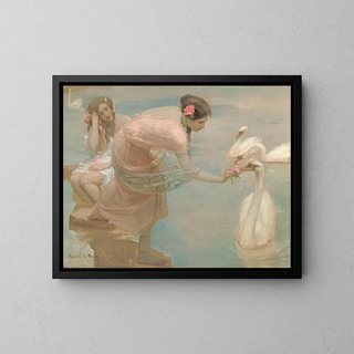 A Summer Morning - Rupert Bunny — framed artwork on a wall