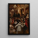 Masked Ball Painting - Rupert Bunny — framed artwork on a wall