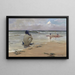 Marine idyll painting - Rupert Bunny — framed artwork on a wall