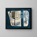Untitled Painting - Rupert D Turnbull — framed artwork on a wall