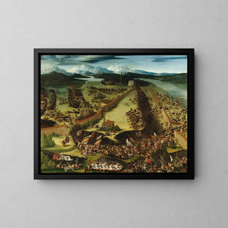 The Battle of Pavia - Rupert Heller — framed artwork on a wall