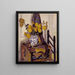 Nature morte aux fleurs - Russell Cheney — framed artwork on a wall