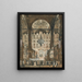Messe à la cathédrale Ouspenski - École russe — framed artwork on a wall
