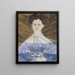 Mlle Emeline Parker de Lowell, Massachusetts - Ruth Whittier Shute — framed artwork on a wall