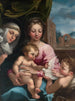 Virgin and Child with the Young Saint John the Baptist and Saint Catherine of Siena - Rutilio Manetti — artwork view