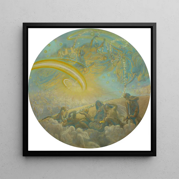 Rhythm - Charles Mertens — framed artwork on a wall