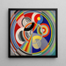 Rhythm No.1 - Robert Delaunay — framed artwork on a wall