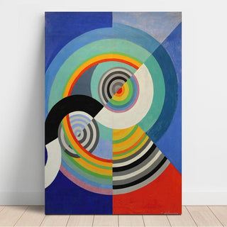 Rythme n°2 - Robert Delaunay | Reproduction Tableau Décoration murale affiche copie