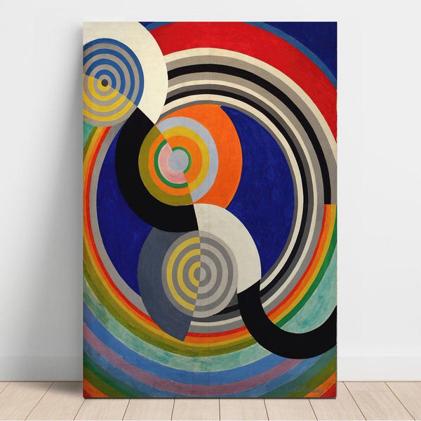 Reproduction of the painting Rhythm No.3 - Robert Delaunay