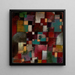Rythmes Rouge-Vert et Violet-Jaune - Paul Klee — framed artwork on a wall