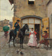 S'arrêtant pour boire - Raffaello Sorbi — artwork view