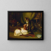 Happy Bonfire Painting - S M Smith — framed artwork on a wall