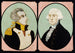 Washington and Lafayette Painting - S Wehry — artwork view