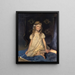 Monica the artist's daughter - Sabine Lepsius — framed artwork on a wall