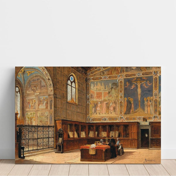 Reproduction of the painting Sacristy of S. Croce, Florence - Antonietta Brandeis