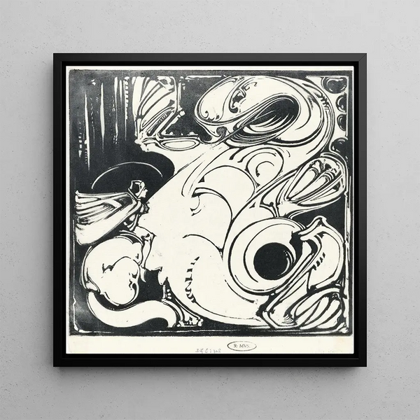 Saint Georges - Bernard Willem Wierink — framed artwork on a wall