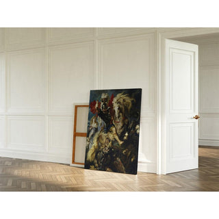 Saint-Georges combat le dragon - Peter Paul Rubens | Reproduction Tableau Décoration murale affiche copie
