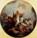 Saint Gregory being taken to heaven - Michel Corneille the Younger — displayed in an interior