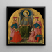 Saint Laurent on a throne with saints and donors - Filippo Lippi — framed artwork on a wall