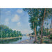 Reproduction of the painting Saint-Mammès painting, June Sunshine - Alfred Sisley