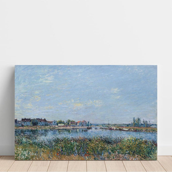 Reproduction of the painting Saint-Mammès Painting, Morning - Alfred Sisley