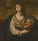 Saint Dorothy with a basket of fruits and flowers and a palm tree - Niccolò di Simone — artwork view