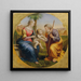 Holy Family - Anton Psenner — framed artwork on a wall