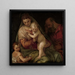 Sainte Famille avec le Jeune Saint Jean - Atelier de Paolo Veronese — framed artwork on a wall