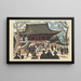 Temple d'Asakusa Kannon - Saitō Kiyoshi — framed artwork on a wall