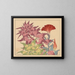 Crest of the Rooster - Sakai Hōitsu — framed artwork on a wall